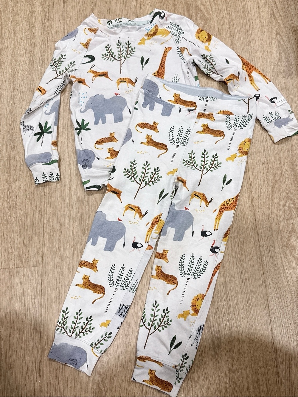 Loulou Lollipop Kids Animal-Print Pajama Set